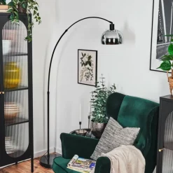 Baloca Lampadaire Noir, 1 lumière