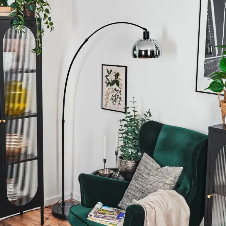 Baloca Lampadaire Noir, 1 lumière