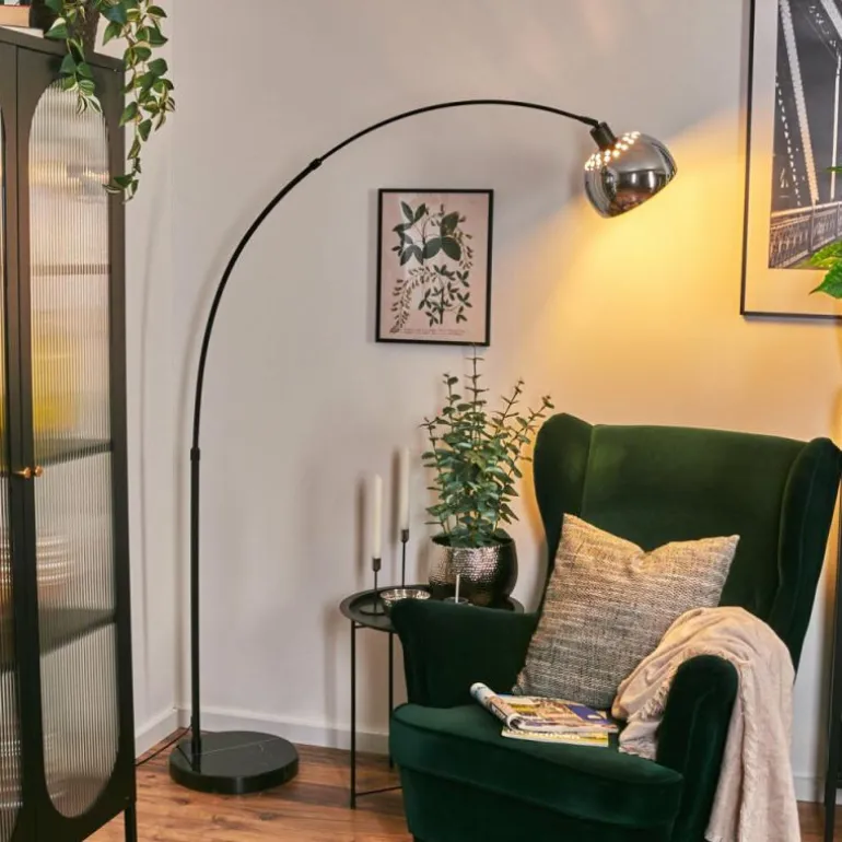Baloca Lampadaire Noir, 1 lumière