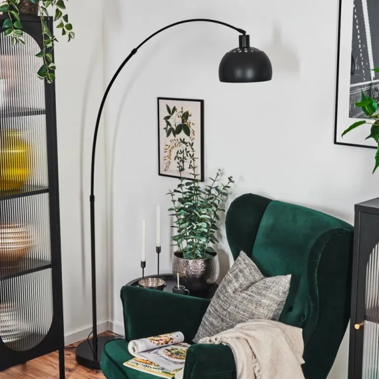 Baloca Lampadaire Noir, 1 lumière