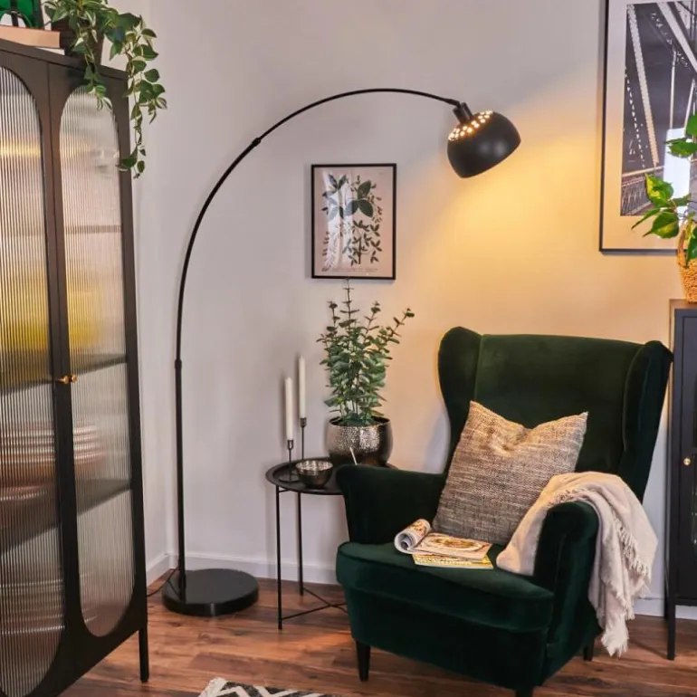 Baloca Lampadaire Noir, 1 lumière