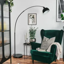 Baloca Lampadaire Noir, 1 lumière