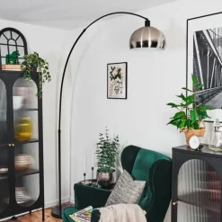 Baloca Lampadaire Noir, 1 lumière