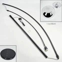 Baloca Lampadaire Noir, 1 lumière