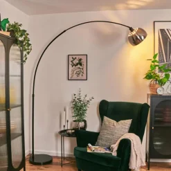 Baloca Lampadaire Noir, 1 lumière