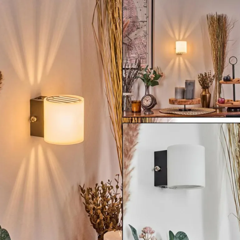 Bamako Luminaire Up & Down, Applique murale LED Noir, 1 lumière