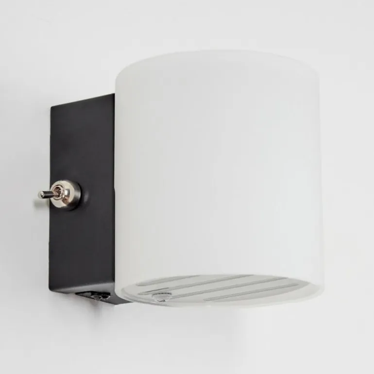 Bamako Luminaire Up & Down, Applique murale LED Noir, 1 lumière