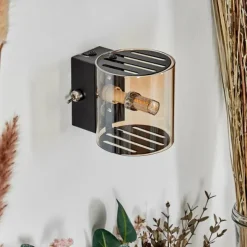 Bamako Luminaire Up & Down, Applique murale LED Noir, 1 lumière