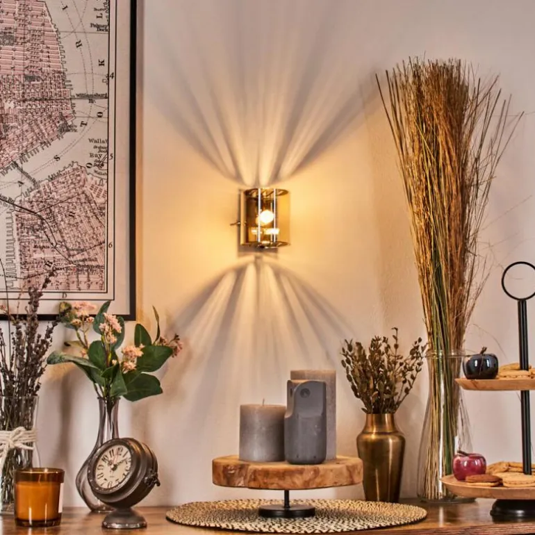 Bamako Luminaire Up & Down, Applique murale LED Noir, 1 lumière