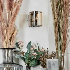 Bamako Luminaire Up & Down, Applique murale LED Noir, 1 lumière