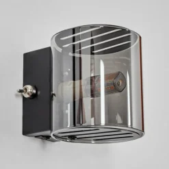 Bamako Luminaire Up & Down, Applique murale LED Noir, 1 lumière