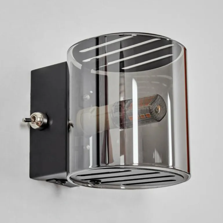 Bamako Luminaire Up & Down, Applique murale LED Noir, 1 lumière