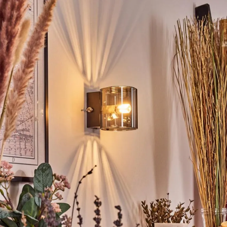 Bamako Luminaire Up & Down, Applique murale LED Noir, 1 lumière