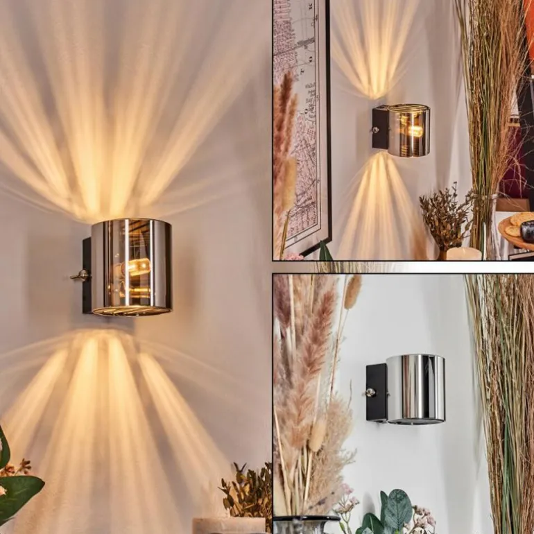 Bamako Luminaire Up & Down, Applique murale LED Noir, 1 lumière