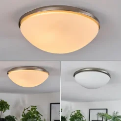Banan Plafonnier, Spot de plafond Nickel mat, 2 lumières