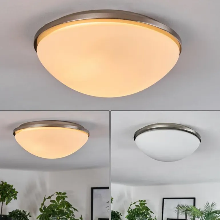 Banan Plafonnier, Spot de plafond Nickel mat, 2 lumières
