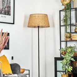 Barcos Lampadaire beige, Écru, 1 lumière