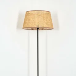 Barcos Lampadaire beige, Écru, 1 lumière