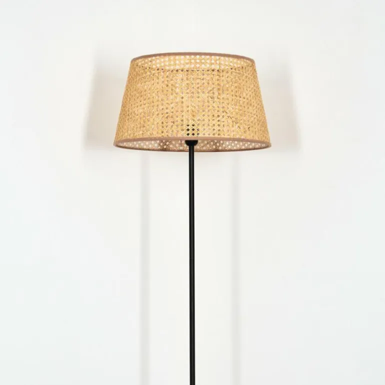 Barcos Lampadaire beige, Écru, 1 lumière