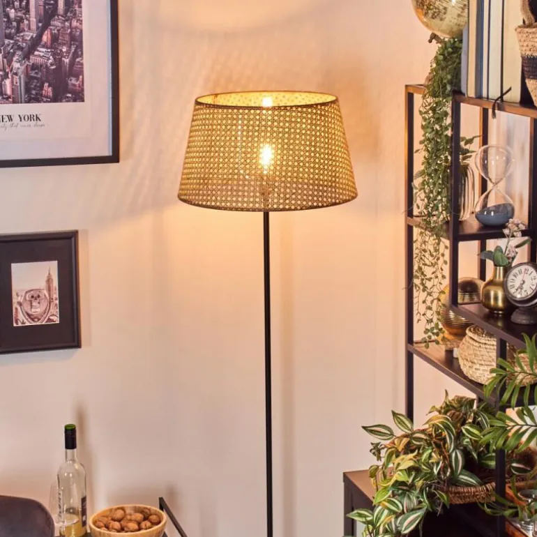 Barcos Lampadaire beige, Écru, 1 lumière