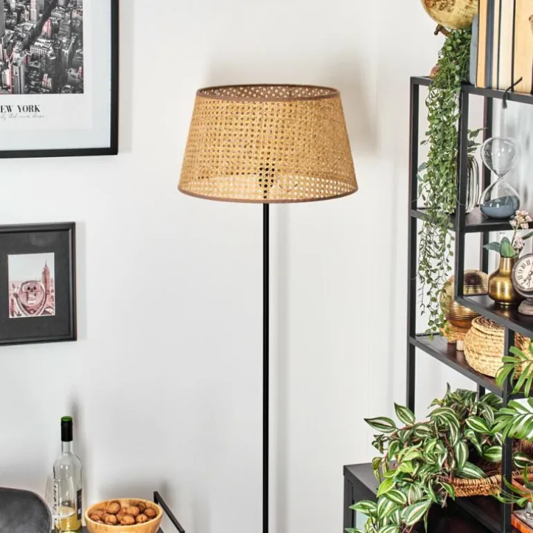Barcos Lampadaire beige, Écru, 1 lumière
