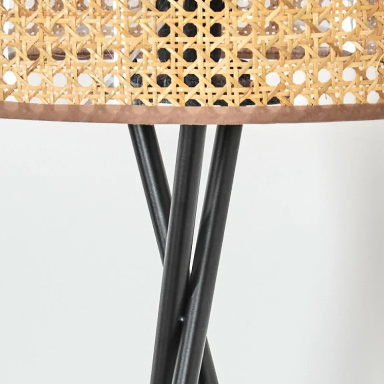 Barcos Lampadaire Noir, 1 lumière