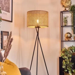 Barcos Lampadaire Noir, 1 lumière