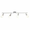 Barre de spots Brilliant Bethany LED Chrome, 4 lumières