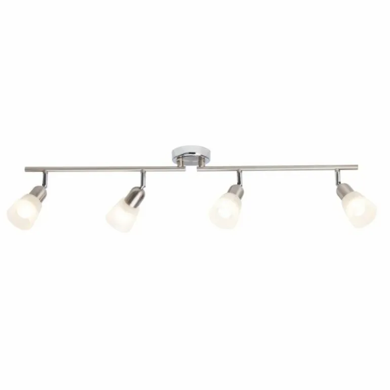 Barre de spots Brilliant Bethany LED Chrome, 4 lumières