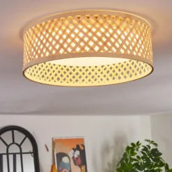 Barroco Plafonnier LED Écru, Blanc, 1 lumière