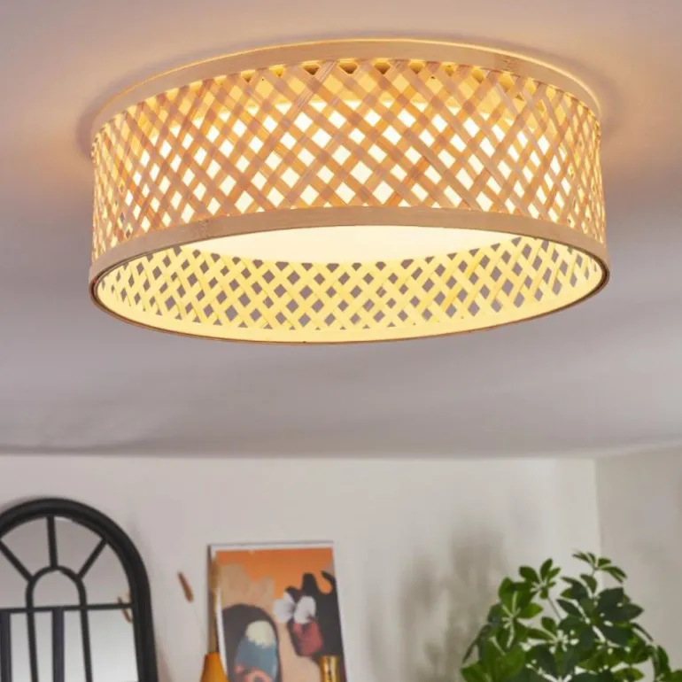 Barroco Plafonnier LED Écru, Blanc, 1 lumière