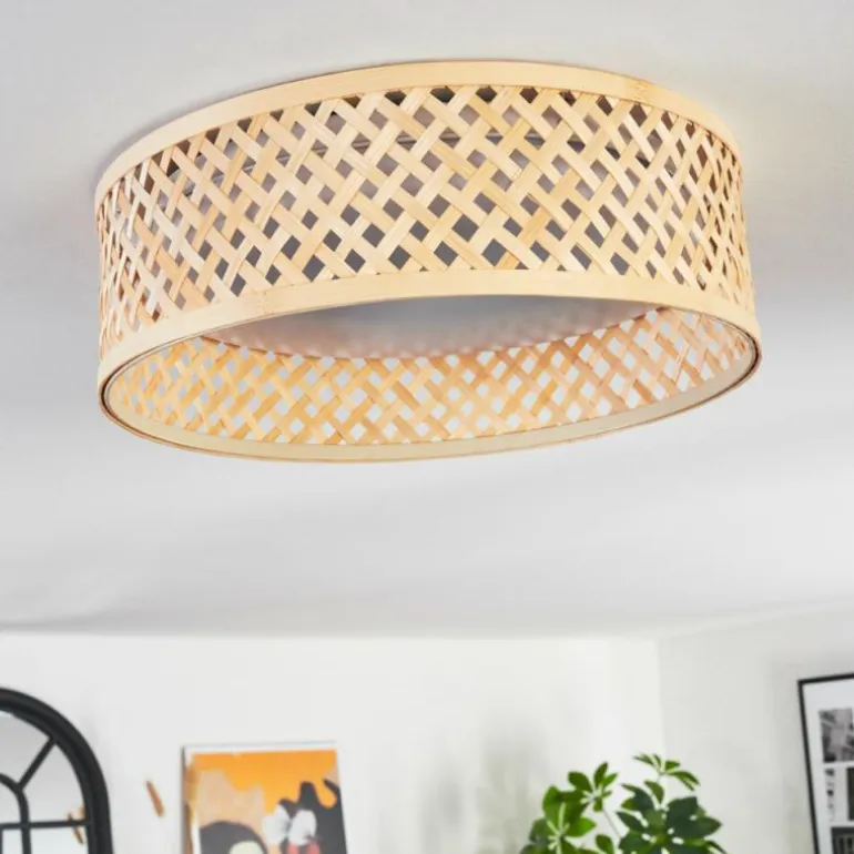 Barroco Plafonnier LED Écru, Blanc, 1 lumière