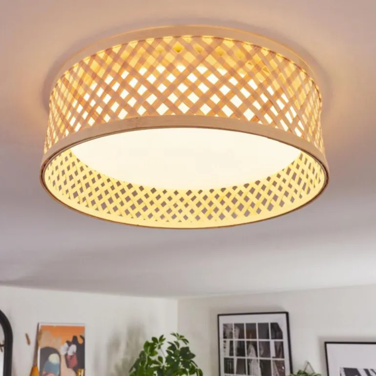 Barroco Plafonnier LED Écru, Blanc, 1 lumière