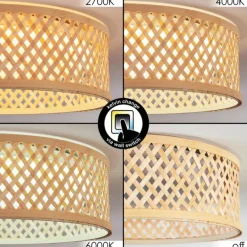 Barroco Plafonnier LED Écru, Blanc, 1 lumière