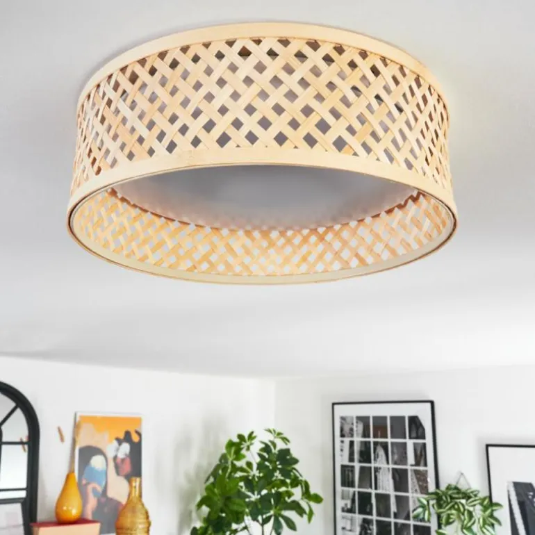 Barroco Plafonnier LED Écru, Blanc, 1 lumière