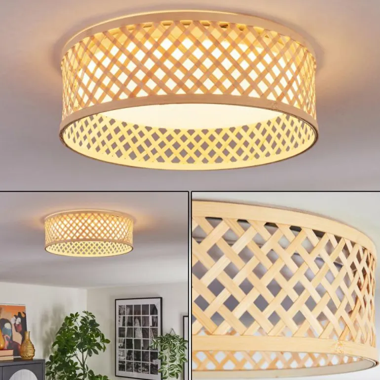 Barroco Plafonnier LED Écru, Blanc, 1 lumière