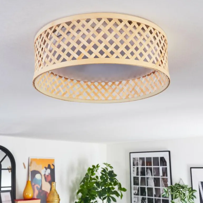 Barroco Plafonnier LED Écru, Blanc, 1 lumière