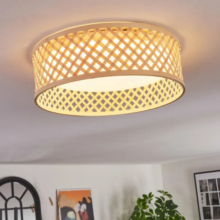 Barroco Plafonnier LED Écru, Blanc, 1 lumière