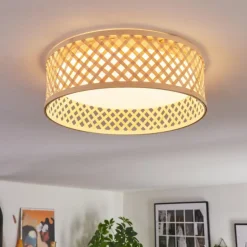 Barroco Plafonnier LED Écru, Blanc, 1 lumière