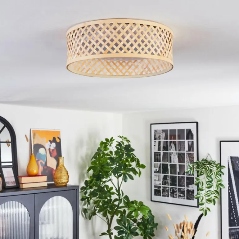 Barroco Plafonnier LED Écru, Blanc, 1 lumière