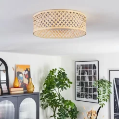 Barroco Plafonnier LED Écru, Blanc, 1 lumière