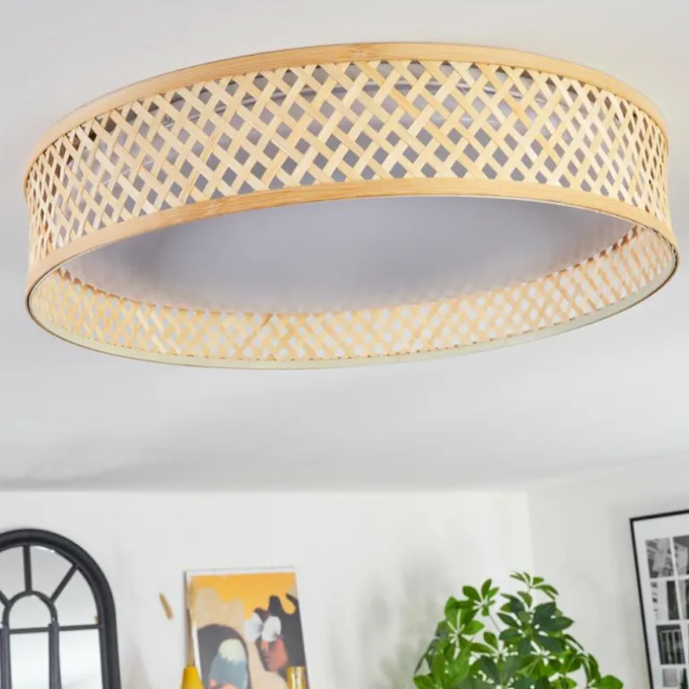 Barroco Plafonnier LED Écru, Blanc, 1 lumière