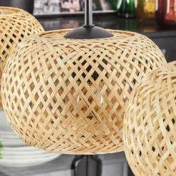 Bauro Suspension Écru, 4 lumières