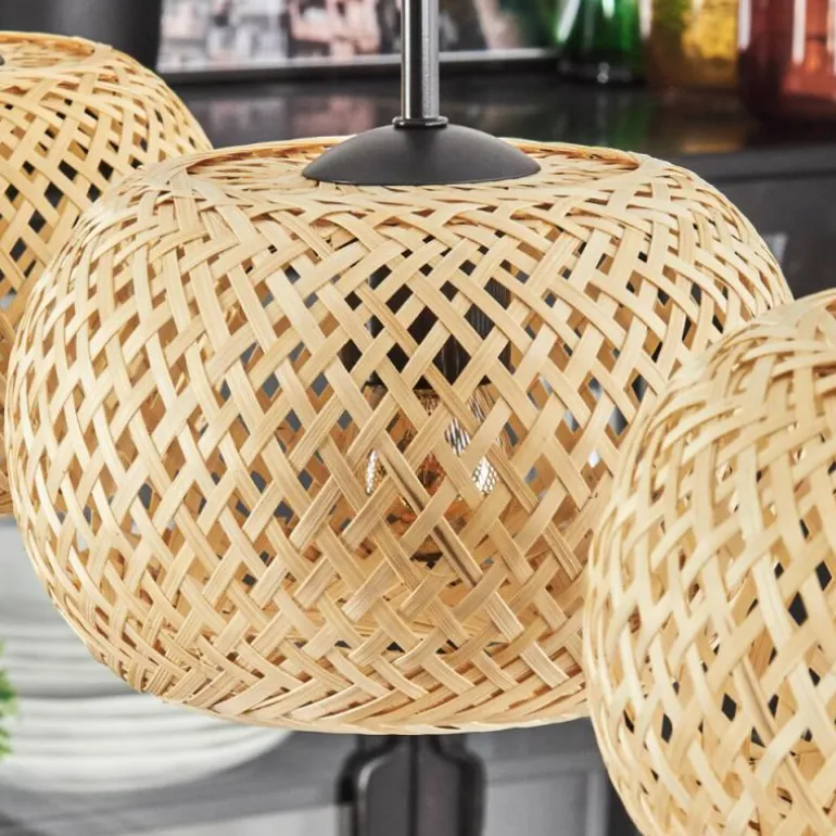 Bauro Suspension Écru, 4 lumières