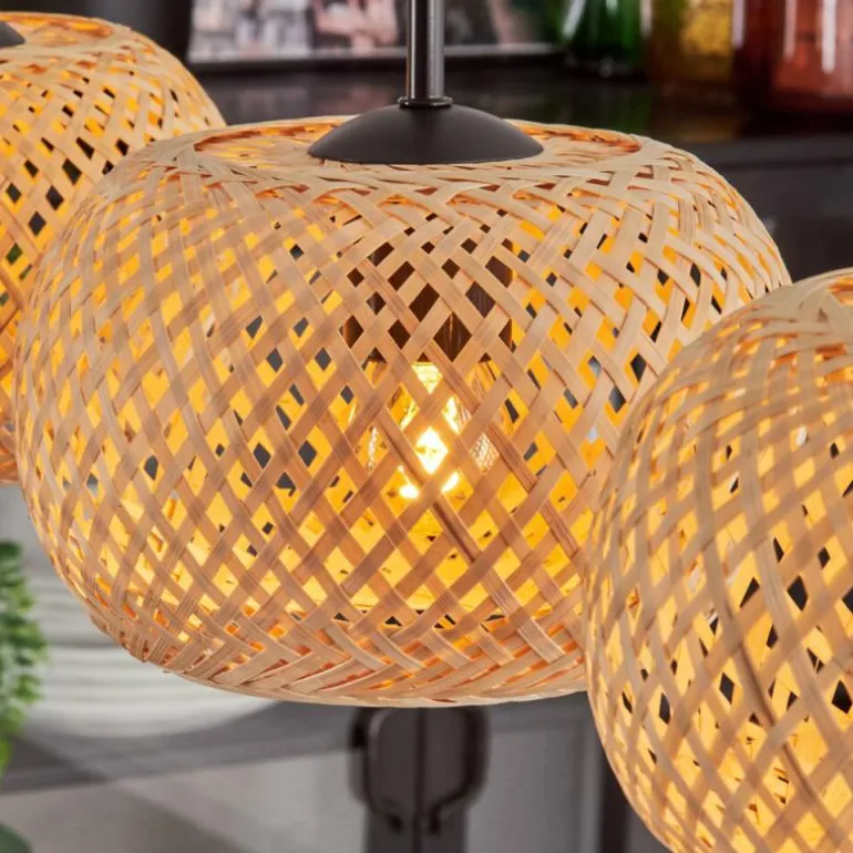 Bauro Suspension Écru, 4 lumières