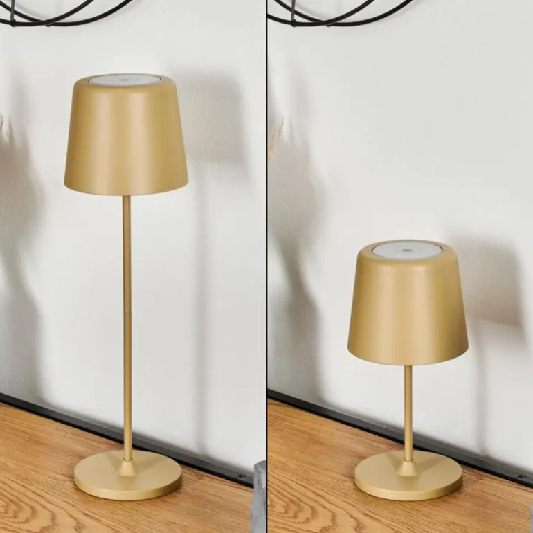 Belece Lampe de table d'extérieur, Lampe à poser LED Beige, 1 lumière