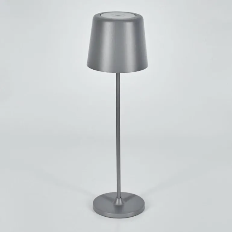 Belece Lampe de table d'extérieur, Lampe à poser LED Gris, 1 lumière