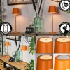 Belece Lampe de table d'extérieur, Lampe à poser LED Orange, 1 lumière