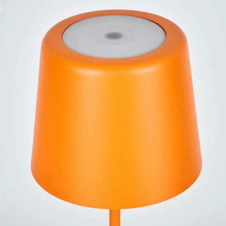 Belece Lampe de table d'extérieur, Lampe à poser LED Orange, 1 lumière