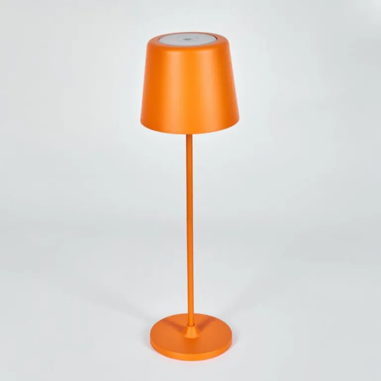 Belece Lampe de table d'extérieur, Lampe à poser LED Orange, 1 lumière